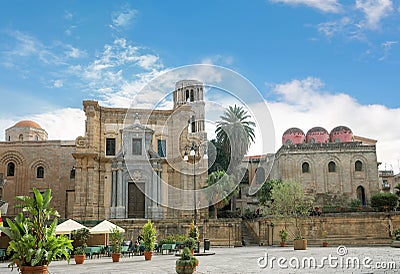 San Cataldo Church Palermo Sicily Editorial Stock Photo