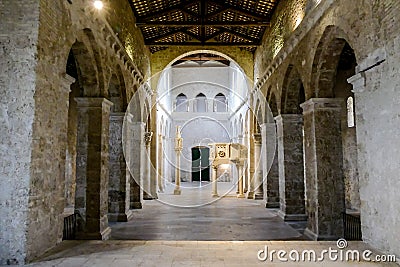 San Clemente abbey church ruins Abruzzo region Italy Editorial Stock Photo