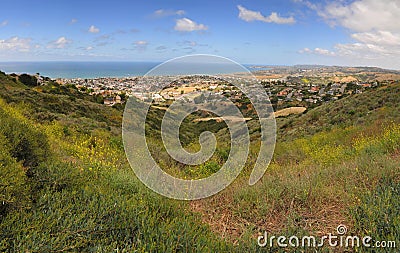 San Clemente California View Stock Photo