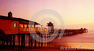 San Clemente Pier Stock Photo