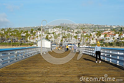 San Clemente Pier, California, USA Editorial Stock Photo