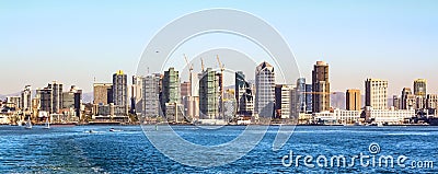 San Deigo Downtown City Skyline Cityscape Stock Photo