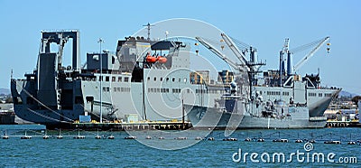 USNS Bob Hope T-AKR-300 the lead ship Editorial Stock Photo