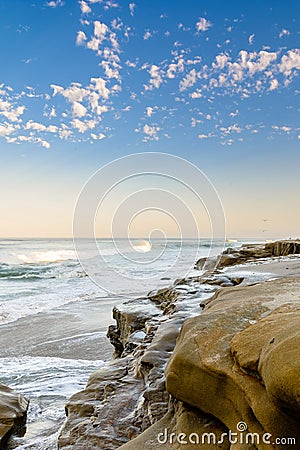 San Diego coastline Stock Photo