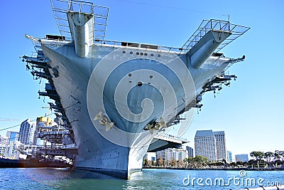 San Diego, California - USA - December 04, 2016: USS Midway Aircraft Museum Editorial Stock Photo