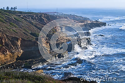 San Diego Coastline, California Stock Photo