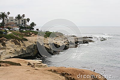 san diego coastline Stock Photo