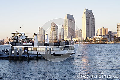 San Diego Coronado Ferry Landing Editorial Stock Photo