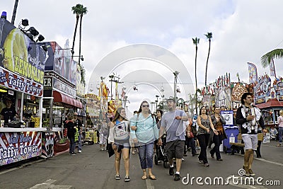 San Diego County Fair, California Editorial Stock Photo