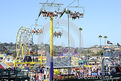 San Diego County Fair Scene Editorial Stock Photo