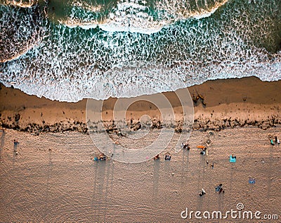 San Diego Pacific beach aerial view Stock Photo