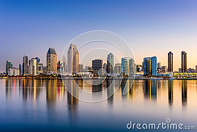 San Diego Skyline Stock Photo