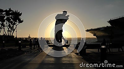 San Diego Sunset, promenade banque de vidéos San Diego Sunset, promenade banque de vidéos