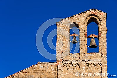 San Domenico Basilica belfry in Arezzo Stock Photo