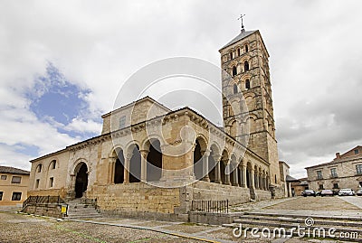 San Esteban Church in Segovia, Spain Editorial Stock Photo