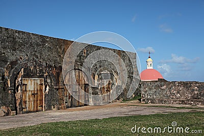 San Felip del Morro Fort in Old town, San Juan Stock Photo