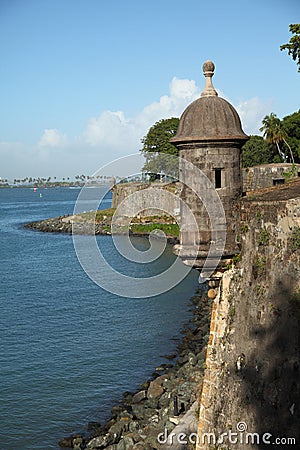 San Felip del Morro Fort in Old town, San Juan Stock Photo