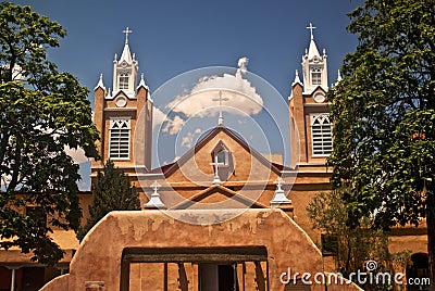 San Felipe de Neri Church Stock Photo