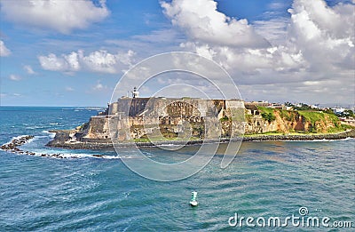 San Felipe del Morro fort in San Juan Puerto Rico Stock Photo