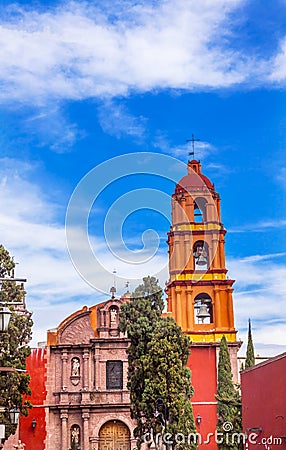 San Felipe Neri Church San Miguel Miguel de Allende Mexico Stock Photo