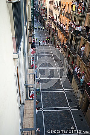 San Fermin, Pamplona Editorial Stock Photo