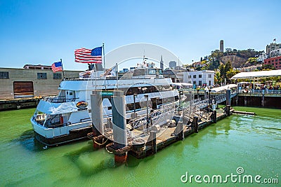 San Francisco Alcatraz Cruises Editorial Stock Photo