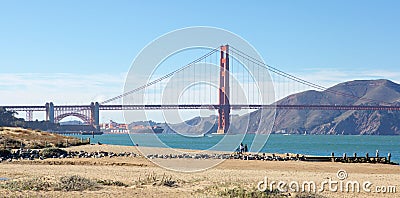 San Francisco bridge Editorial Stock Photo