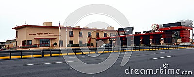 San Francisco, California: Golden Gate Bridge Highway and Transportation District Editorial Stock Photo