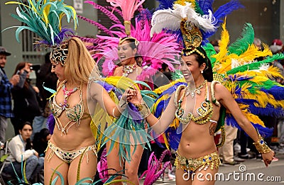 2015 San Francisco Carnival Celebration Editorial Stock Photo