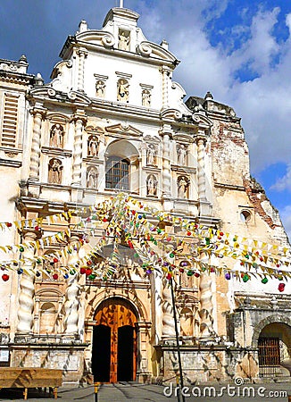 San Francisco Church, Antigua, Guatemala Stock Photo