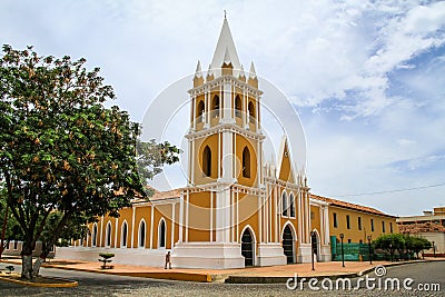 San Francisco Church, Coro, Venezuela Stock Photo