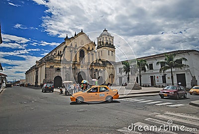 San Francisco Church, Popayan, Colombia Editorial Stock Photo