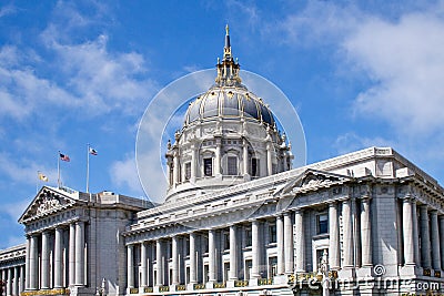 San Francisco Civic Center Stock Photo