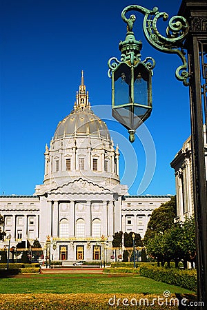 San Francisco Civic Center Stock Photo