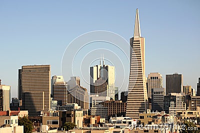 San Francisco downtown Editorial Stock Photo