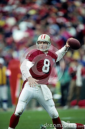 San Francisco 49ers QB, Steve Young Editorial Stock Photo