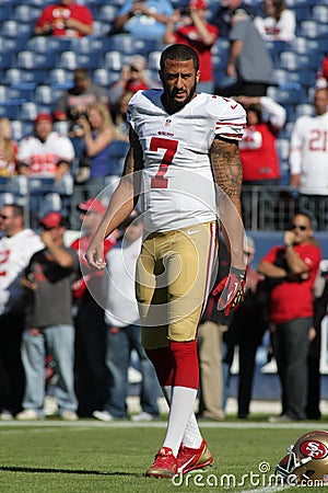 Colin Kaepernick Editorial Stock Photo