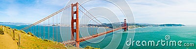 San Francisco Golden Gate Bridge Stock Photo