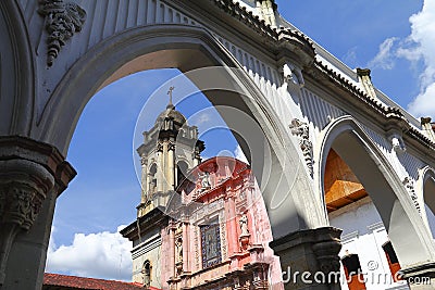 San Francisco parish in Uruapan, michoacan VII Stock Photo