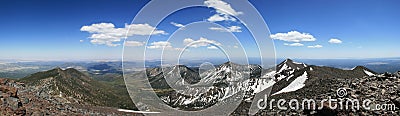 San Francisco Peaks Panorama Stock Photo