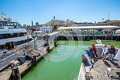 San Francisco pier 33 Editorial Stock Photo