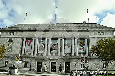 The New Asian Art Museum San Francisco, 2. Editorial Stock Photo