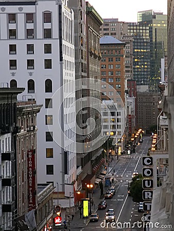 San Francisco Street Editorial Stock Photo