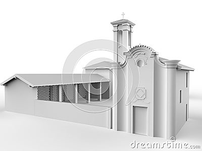 San Fulco Oratory at Coppalara 1747 Castel San Giovanni (Piacenza) Italy Stock Photo