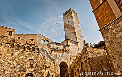 San Gimignano Stock Photo