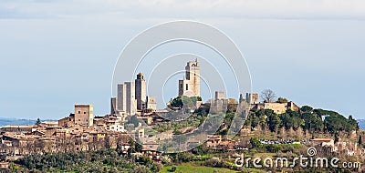 San Gimignano, Tuscany, Italy Stock Photo