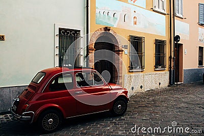 District San Giuliano in Rimini Editorial Stock Photo