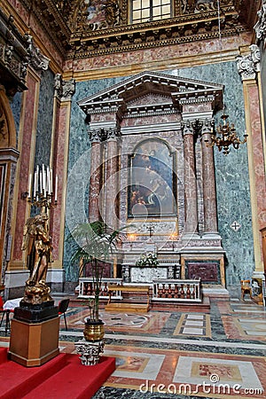 San Giuseppe dei Teatini Altar Sicily Italy Stock Photo