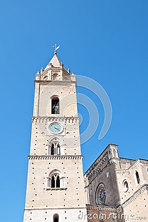 San Giustino's Cathedral in Chieti Abruzzo Stock Photo
