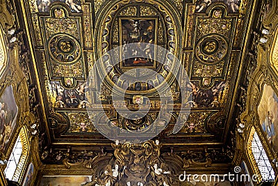 San Gregorio Armeno church, Naples Italy Stock Photo